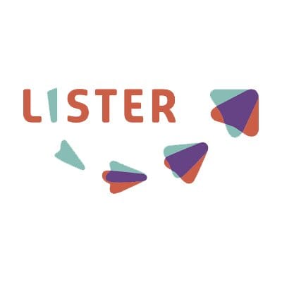 Logo van Lister, waar David Buter werkt als teammanager