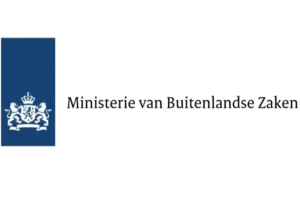 Logo van het Ministerie van Buitenlandse Zaken, één van de organisaties die een deel vormen van de werkervaring van bedrijfsarts Van Bennekom