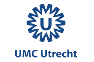 Logo van UMC Utrecht, één van de organisaties die een deel vormen van de werkervaring van bedrijfsarts Van Bennekom